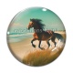 Cabochon Verre - cheval