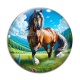Cabochon Verre - cheval