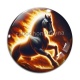 Cabochon Verre - cheval