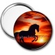 Miroir de poche - cheval