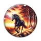 Cabochon Verre - cheval