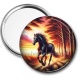 Miroir de poche - cheval