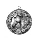 Pendentif Cabochon Argent - cheval