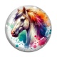 Cabochon Verre - cheval