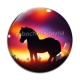 Cabochon Verre - cheval