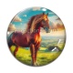 Cabochon Verre - cheval