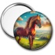 Miroir de poche - cheval