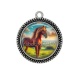 Pendentif Cabochon Argent - cheval