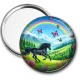 Miroir de poche - cheval