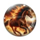 Cabochon Verre - cheval