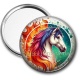 Miroir de poche - cheval