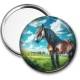 Miroir de poche - cheval