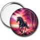 Miroir de poche - cheval