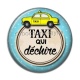 Cabochon Résine - taxi qui déchire
