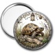 Miroir de poche -  tortue de terre