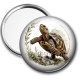Miroir de poche - tortue de terre