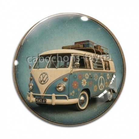 Cabochon Verre - van vintage