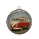 Pendentif Cabochon Argent - van vintage