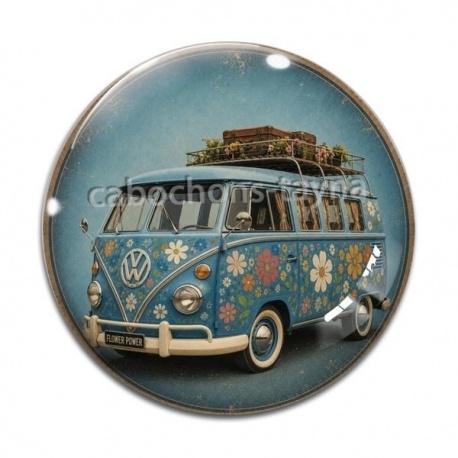 Cabochon Verre - van vintage