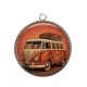 Pendentif Cabochon Argent - van vintage