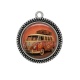 Pendentif Cabochon Argent - van vintage