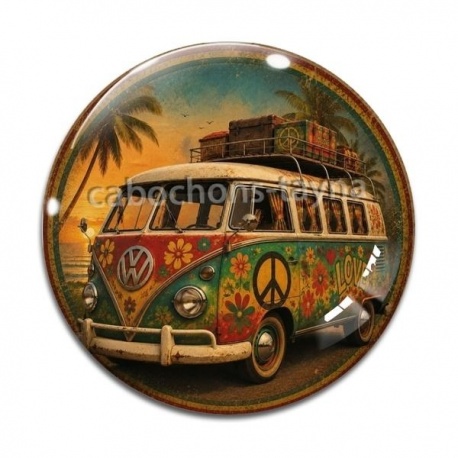 Cabochon Verre - van vintage