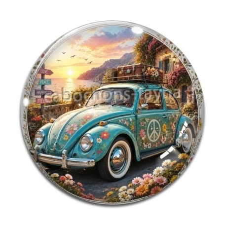 Cabochon Verre - voiture