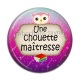 Cabochon Résine - chouette maîtresse