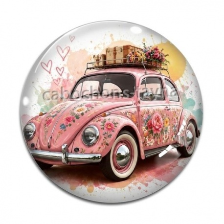 Cabochon Verre - voiture