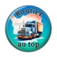 Cabochon Résine - routier au top