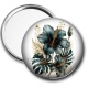 Miroir de poche - fleur exotique