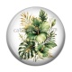 Cabochon Résine - fleur exotique