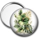 Miroir de poche - fleur exotique