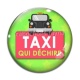 Cabochon Verre - taxi qui déchire