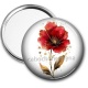 Miroir de poche - coquelicot