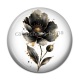 Cabochon Résine - coquelicot