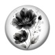 Cabochon Résine - coquelicot
