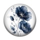 Cabochon Résine - coquelicot