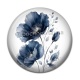 Cabochon Résine - coquelicot