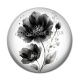 Cabochon Résine - coquelicot