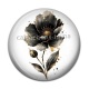 Cabochon Résine - coquelicot