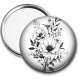 Miroir de poche - fleur