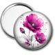 Miroir de poche - coquelicot