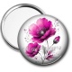 Miroir de poche - coquelicot