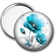 Miroir de poche - coquelicot