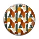 Cabochon Verre - fond abstrait 