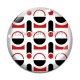 Cabochon Verre - fond abstrait 