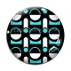 Cabochon Verre - fond abstrait 