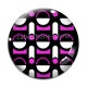 Cabochon Verre - fond abstrait 