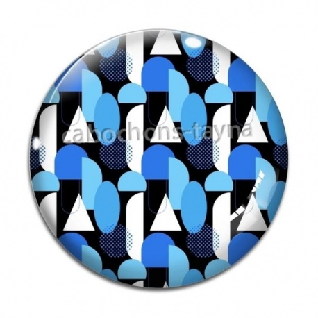 Cabochon Verre - fond abstrait 